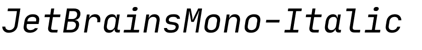 JetBrainsMono-Italic.ttf字體轉換器圖片