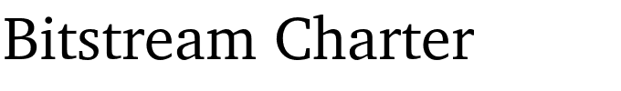 Bitstream Charter.otf字體轉換器圖片