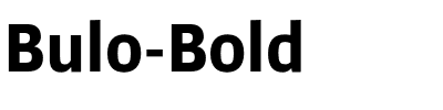 Bulo-Bold.otf字體轉換器圖片