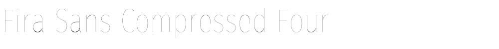 Fira Sans Compressed Four.otf字體轉換器圖片