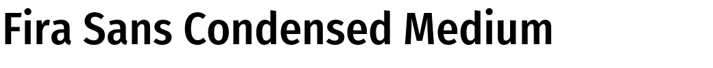 Fira Sans Condensed Medium.otf字體轉換器圖片
