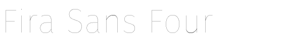 Fira Sans Four.otf字體轉換器圖片