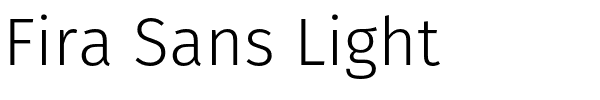 Fira Sans Light.otf字體轉換器圖片