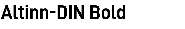 Altinn-DIN Bold.otf字體轉換器圖片