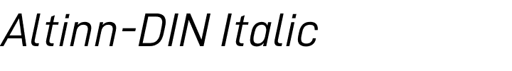 Altinn-DIN Italic.otf字體轉換器圖片