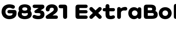 G8321 ExtraBold.otf字體轉換器圖片
