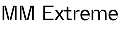 MM Extreme.otf字體轉換器圖片