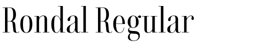 Rondal Regular.otf字體轉換器圖片