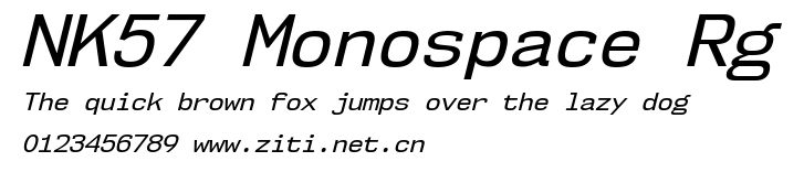 NK57 Monospace Rg.ttf字體轉換器圖片