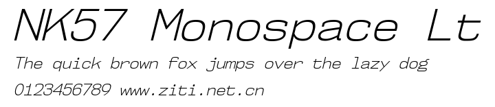 NK57 Monospace Lt.ttf字體轉換器圖片