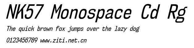 NK57 Monospace Cd Rg.ttf字體轉換器圖片