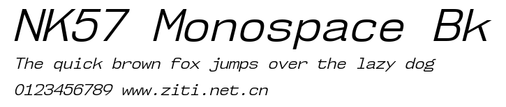 NK57 Monospace Bk.ttf字體轉換器圖片