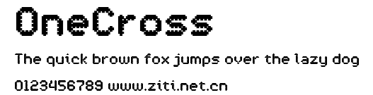 OneCross.ttf字體轉換器圖片