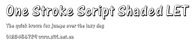One Stroke Script Shaded LET.ttf