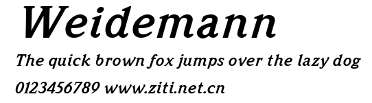 Weidemann.ttf