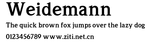 Weidemann.ttf