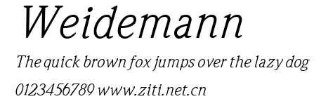 Weidemann.ttf