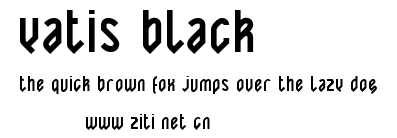 Yatis black.ttf字體轉換器圖片