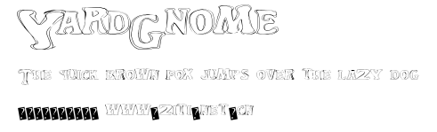 YardGnome.ttf字體轉換器圖片