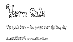 Yarn Sale.ttf字體轉換器圖片