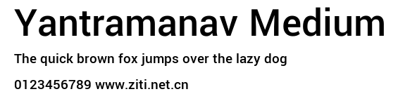 Yantramanav Medium.ttf字體轉換器圖片