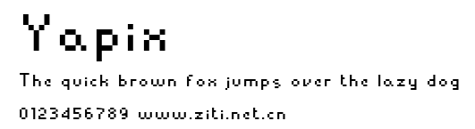 Yapix.ttf字體轉換器圖片
