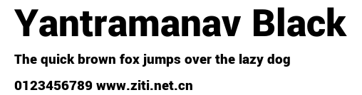 Yantramanav Black.ttf字體轉換器圖片