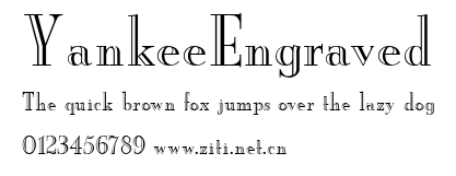YankeeEngraved.ttf字體轉換器圖片