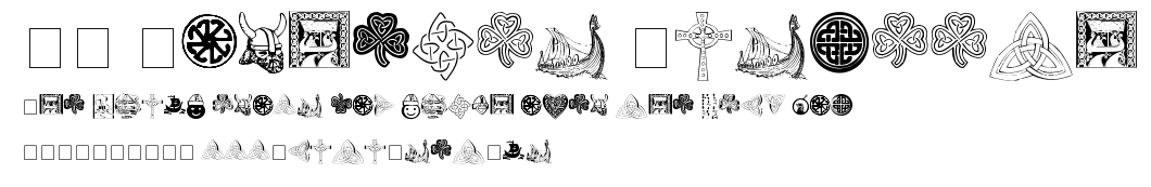 YY Norseman Dingbats.ttf字體轉換器圖片