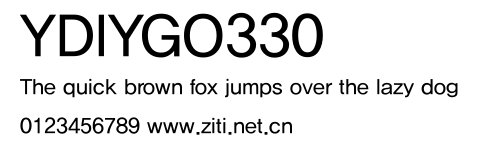 YDIYGO330.ttf字體轉換器圖片