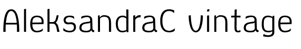 AleksandraC vintage.otf字體轉換器圖片