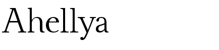 Ahellya.ttf字體轉換器圖片