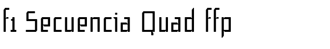 f1 Secuencia Quad ffp.ttf字體轉換器圖片