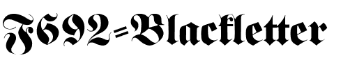 F692-Blackletter.ttf字體轉換器圖片