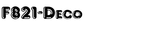 F821-Deco.ttf字體轉換器圖片
