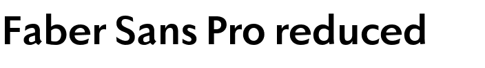 Faber Sans Pro reduced.ttf字體轉換器圖片