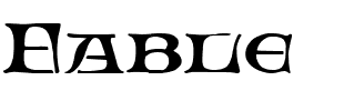 Fable.ttf字體轉換器圖片