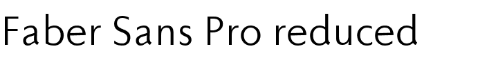 Faber Sans Pro reduced.ttf字體轉換器圖片