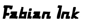 Fabian Ink.ttf字體轉換器圖片