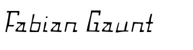 Fabian Gaunt.ttf字體轉換器圖片