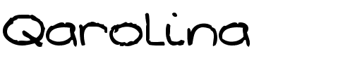 Qarolina.ttf字體轉換器圖片