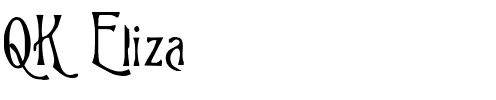 QK Eliza.ttf字體轉換器圖片
