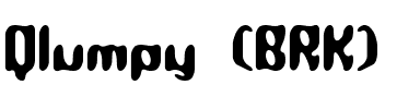 Qlumpy (BRK).ttf字體轉換器圖片
