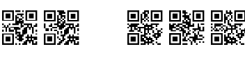 QR font tfb.ttf