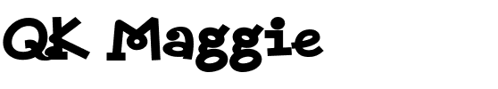 QK Maggie.ttf字體轉換器圖片