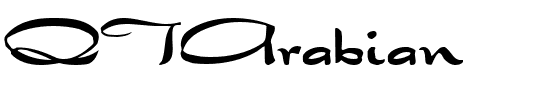 QTArabian.ttf字體轉換器圖片