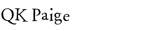 QK Paige.ttf字體轉換器圖片