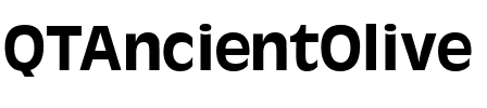 QTAncientOlive.ttf字體轉換器圖片