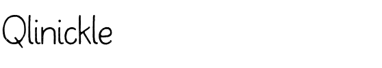 Qlinickle.otf字體轉換器圖片