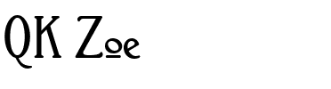 QK Zoe.ttf字體轉換器圖片